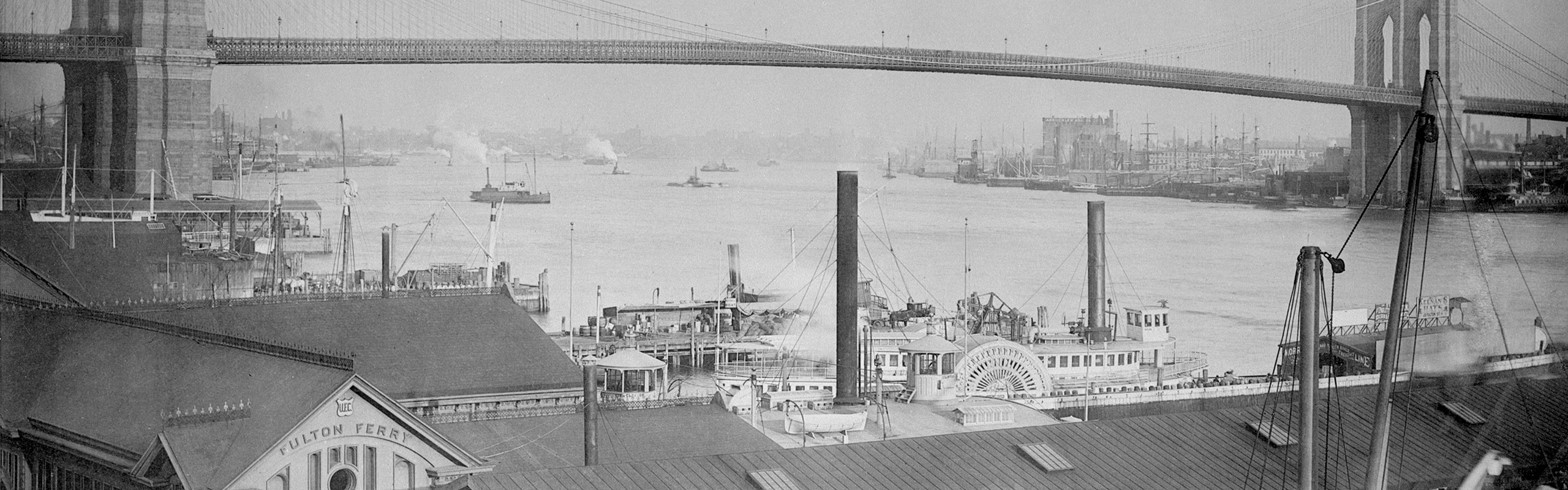 Historical photo of the Pier 17 area