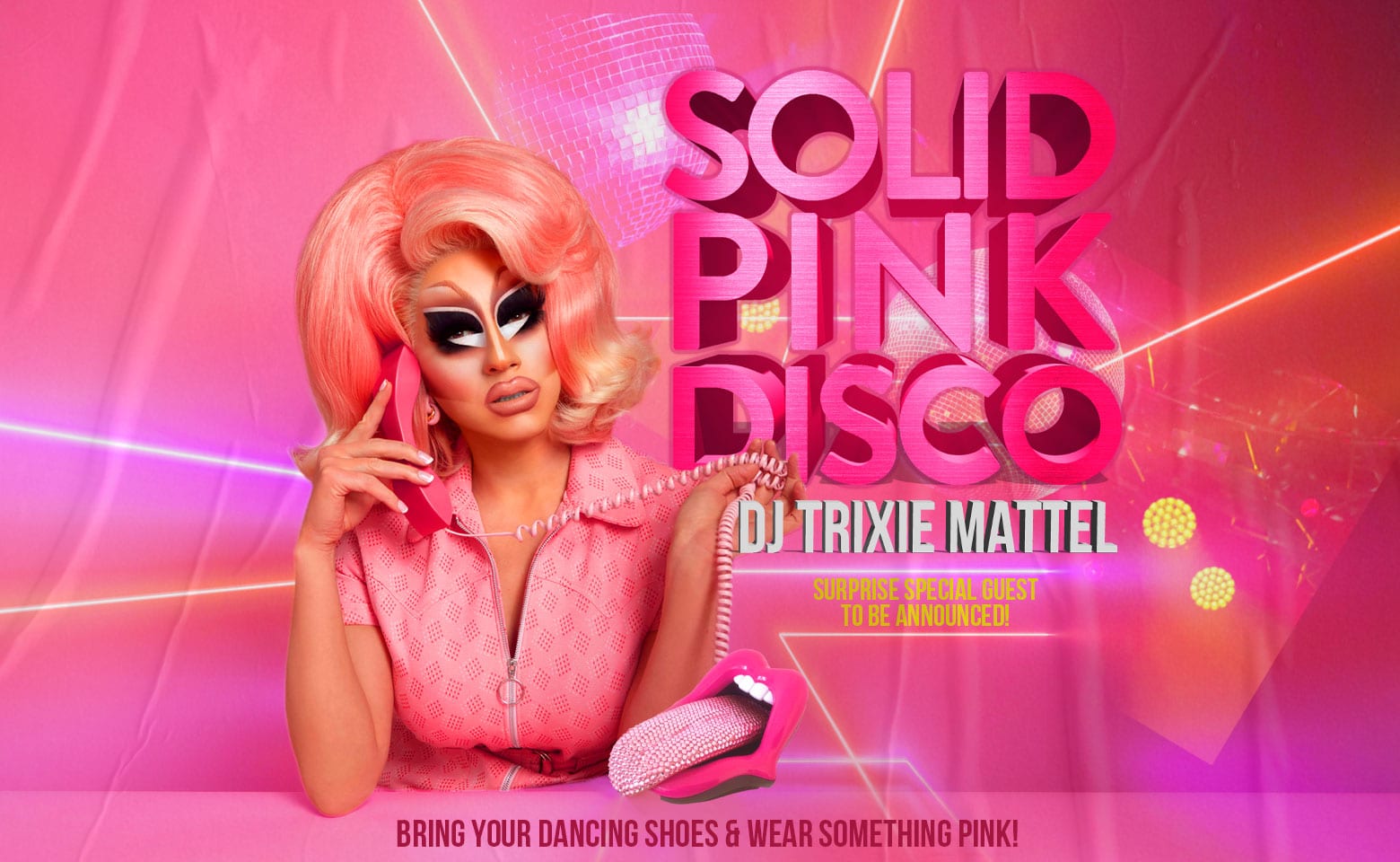 DJ Trixie Mattel - Solid Pink Disco - The Rooftop at Pier 17