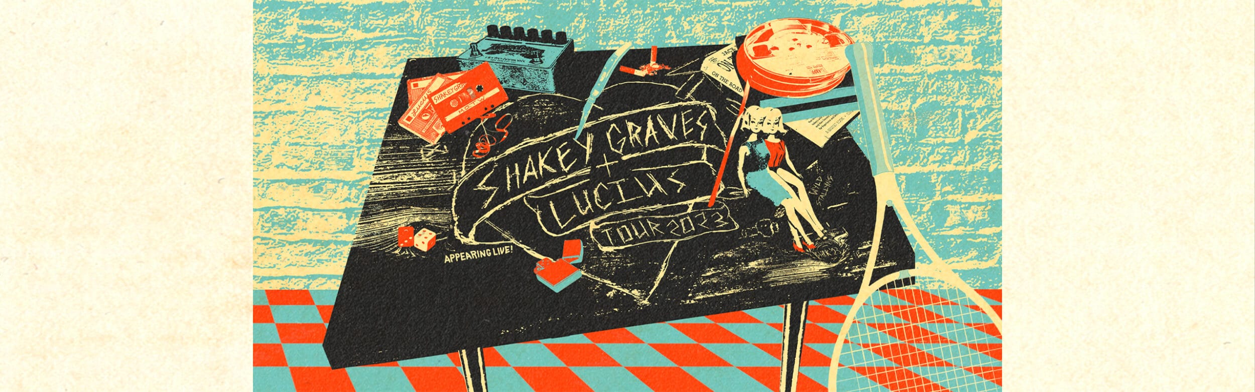 Shakey Graves and Lucius