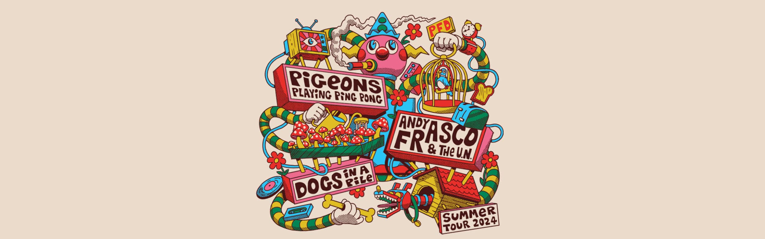 The Pigeon Frasco Dogs Tour