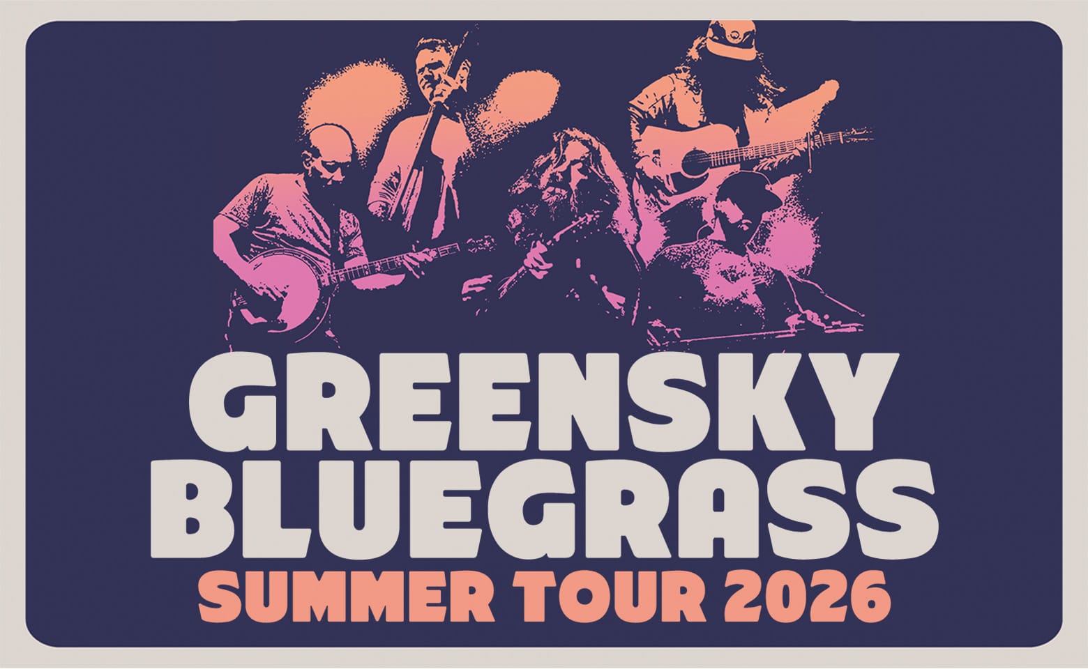 Greensky Bluegrass artwork from The Rooftop at Pier 17