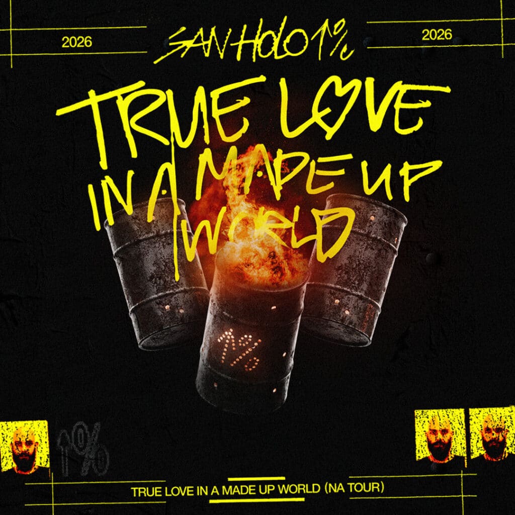 San Holo is bringing their TRUE LOVE IN A MADE WORLD Fall North America Tour to The Rooftop at Pier 17 on October 10, 2026.