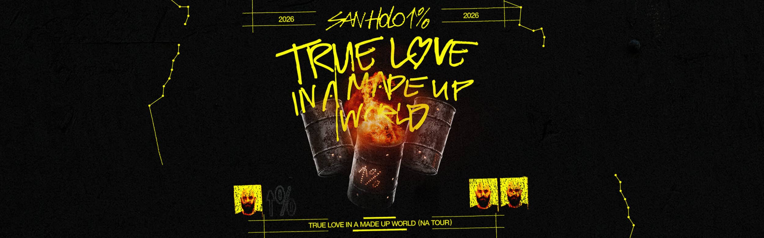 San Holo <br><small>TRUE LOVE IN A MADE UP WORLD <br>Fall North America Tour</small>