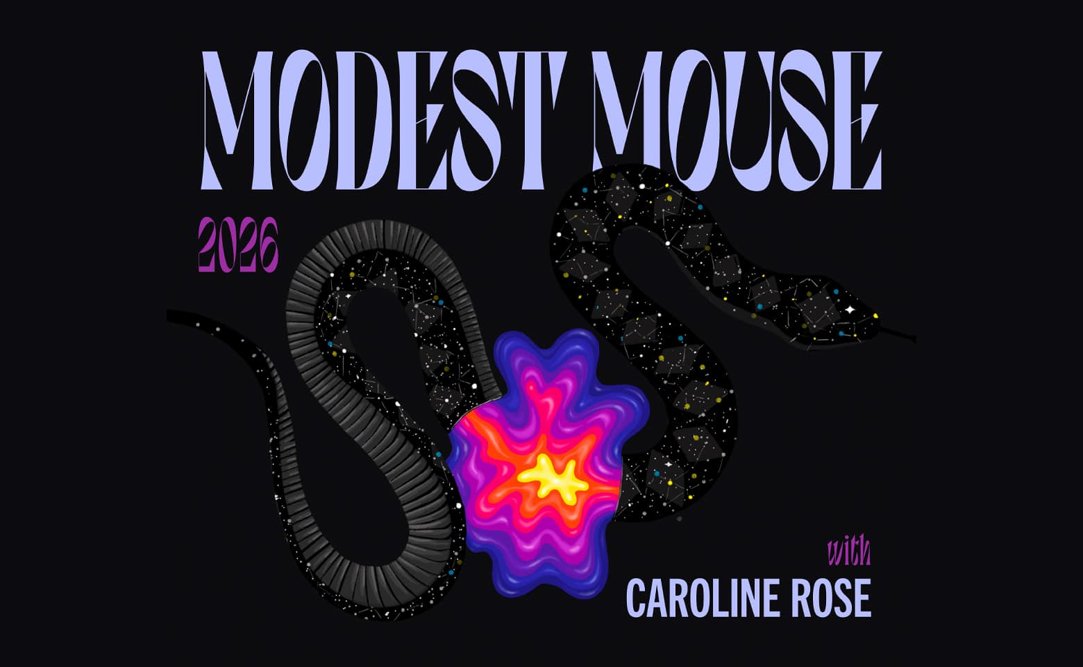 Modest Mouse artwork from The Rooftop at Pier 17