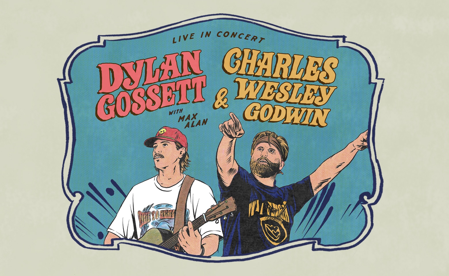 Dylan Gossett & Charles Wesley Godwin artwork from The Rooftop at Pier 17