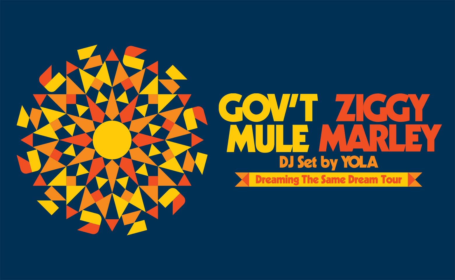 Gov’t Mule and Ziggy Marley artwork from The Rooftop at Pier 17