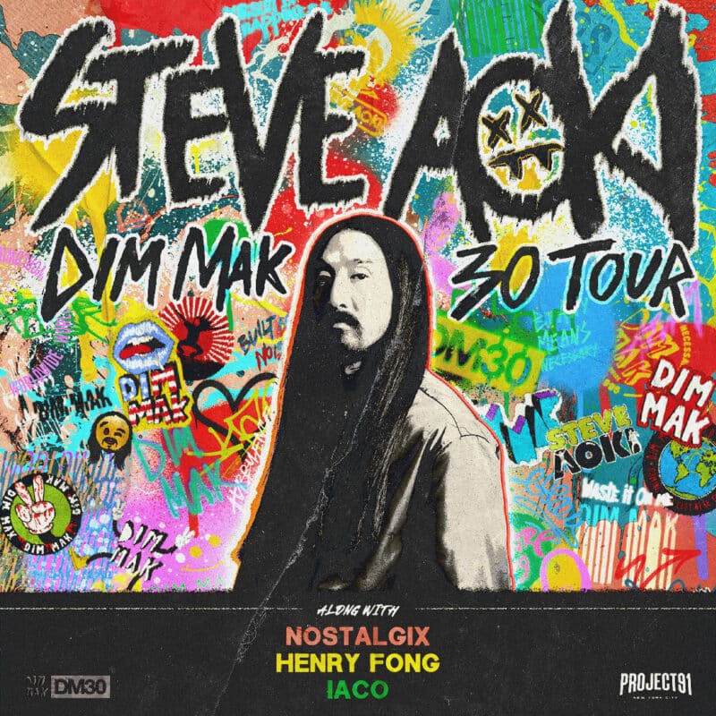 Steve Aoki <br><small>DIM MAK 30 TOUR</small>