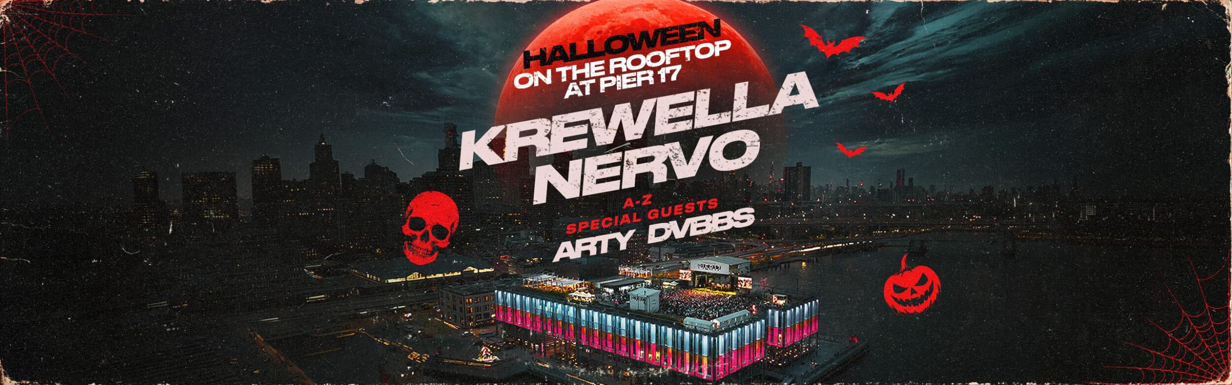 <small>Project91 Presents </small><br>Rooftop at Pier 17 Halloween